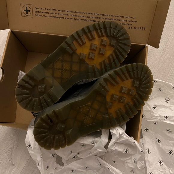 Dr. Martens Black Leather Boots - Picture 9 of 13